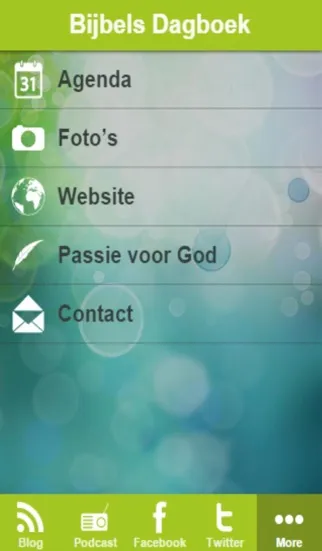 ภาพหน้าจอของ Bijbels Dagboek App