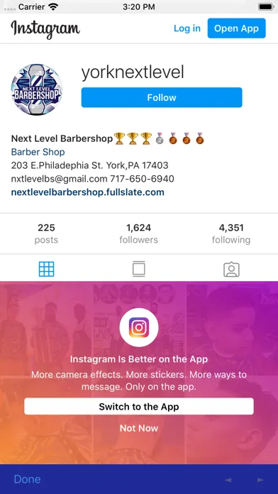 Next Level Barbershop स्क्रीनशॉट