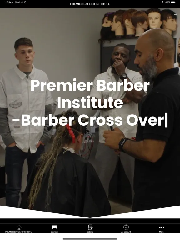Premier Barber Institute iPad  Screenshots