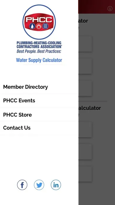 Скриншоты PHCC Water Supply Calculator
