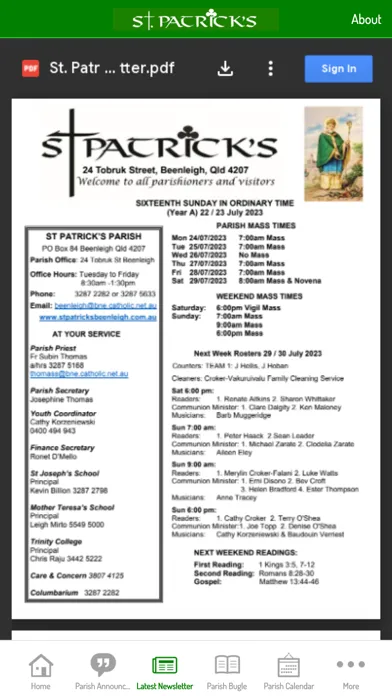 St. Patrick's Beenleigh স্ক্রিনশট