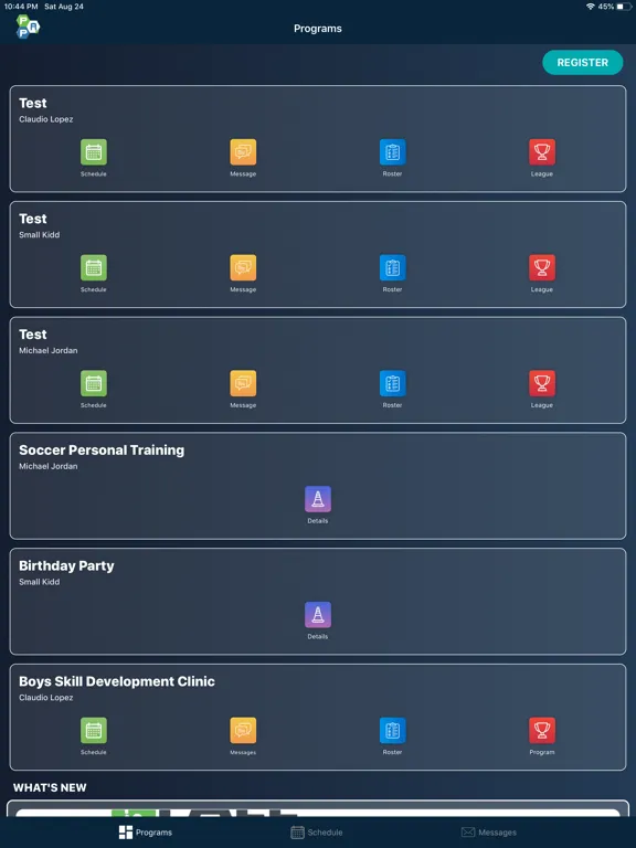 The Player Progression Academy iPad  Ekran Görüntüleri