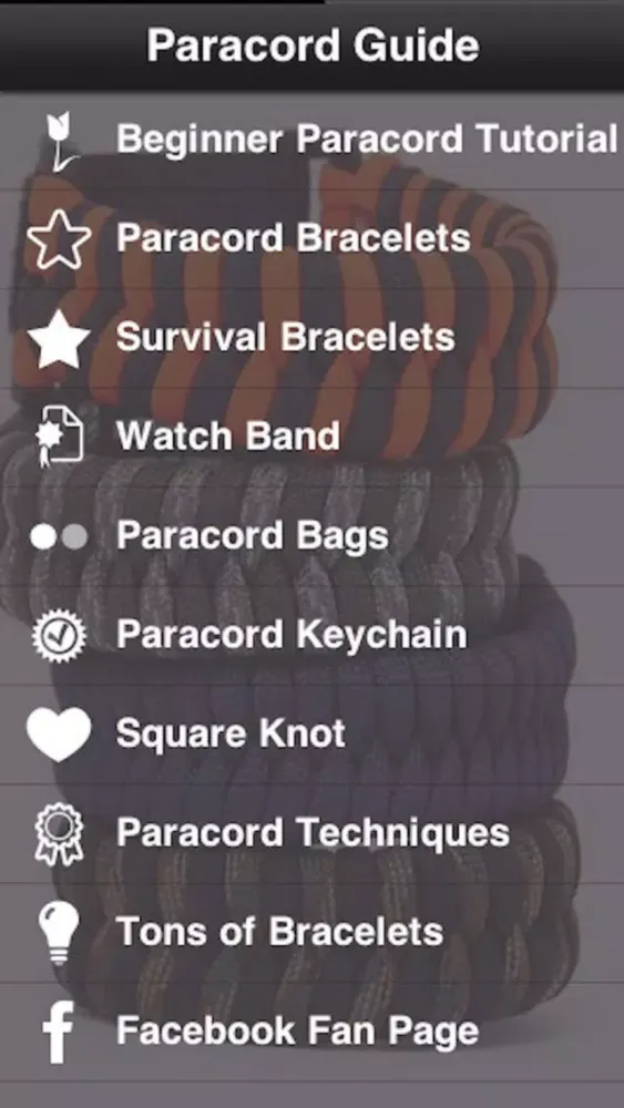 Capturas de pantalla de Paracord Styling: Survival Bracelets & Watch Band