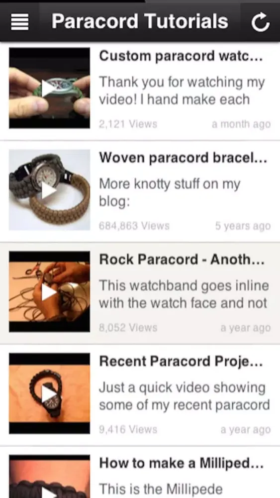 Capturas de pantalla de Paracord Styling: Survival Bracelets & Watch Band