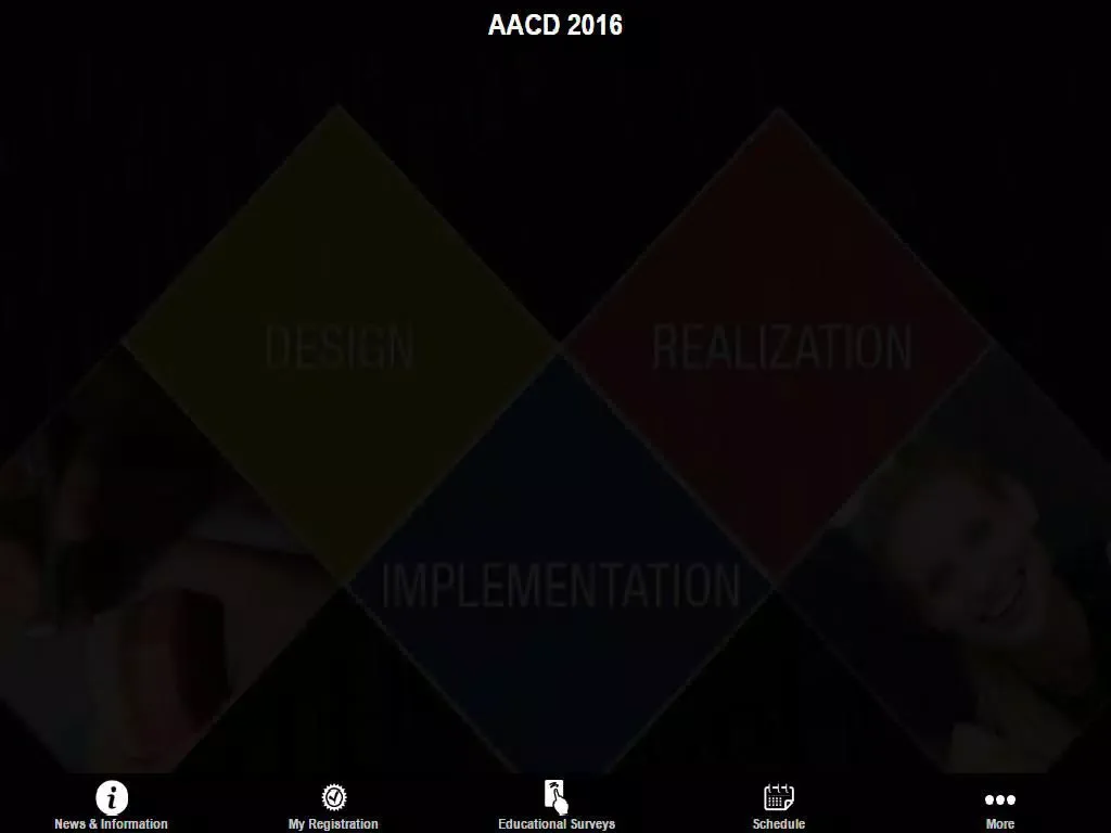 AACD 2016 iPad  স্ক্রিনশট