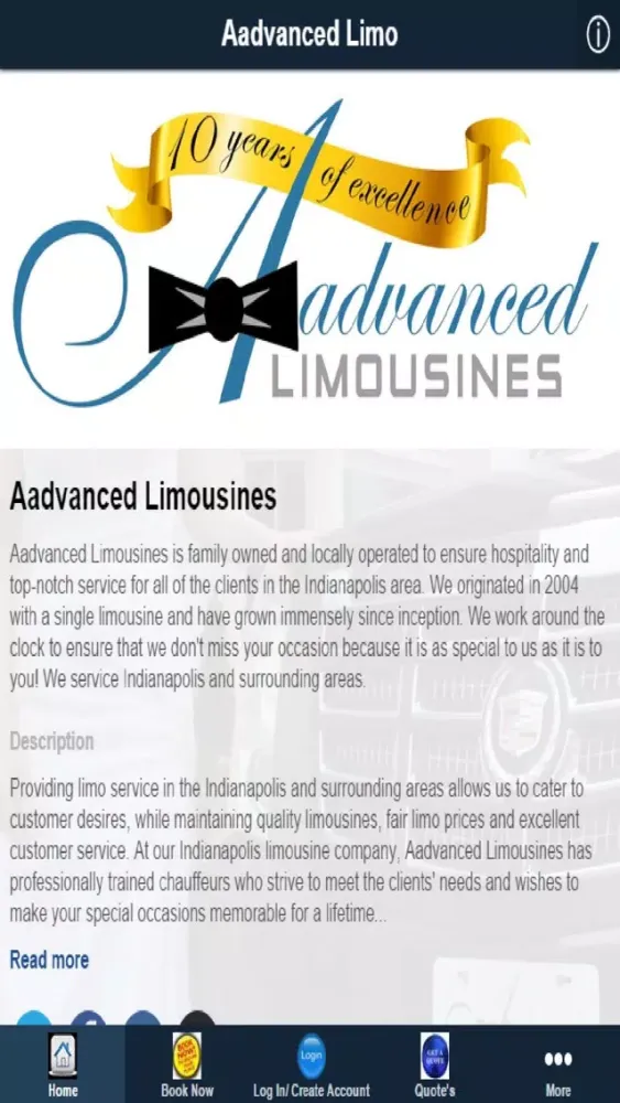 Aadvanced Limousines - Indianapolis' Best & Largest Hummer & SUV Limos スクリーンショット