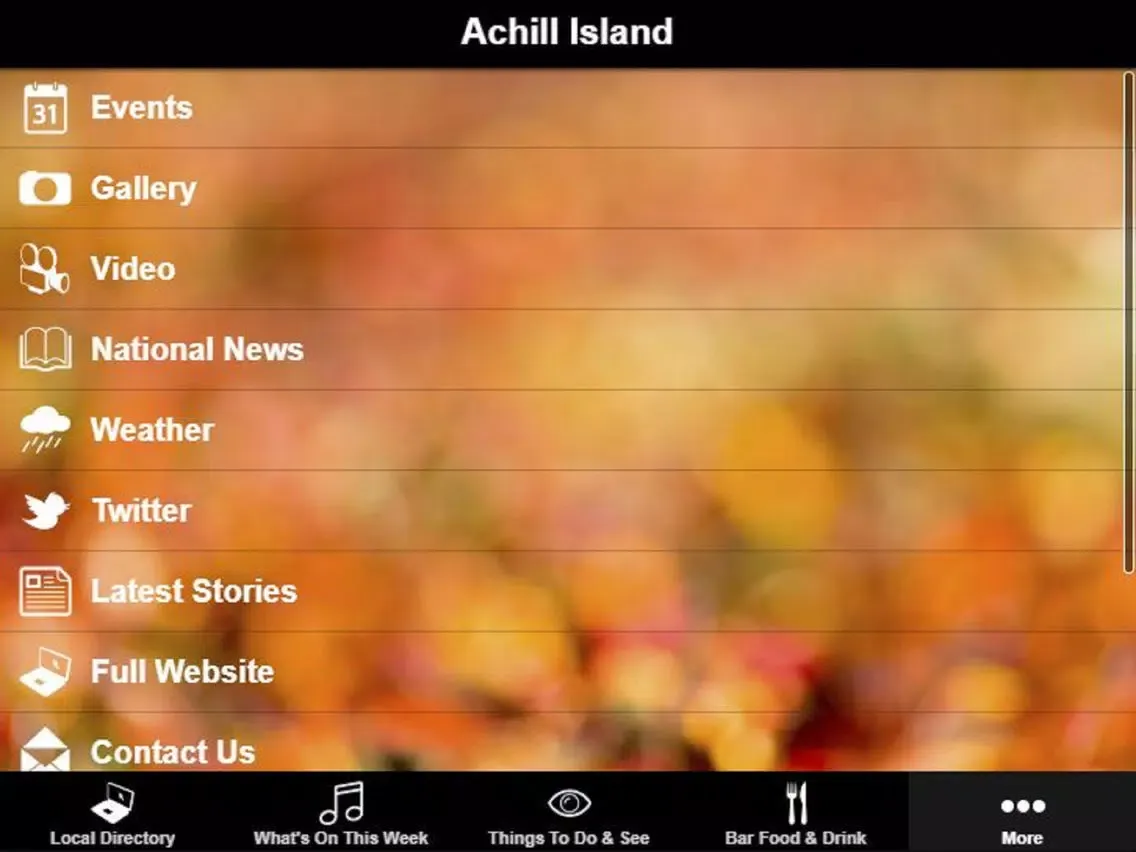 Achill Island iPad 应用截图
