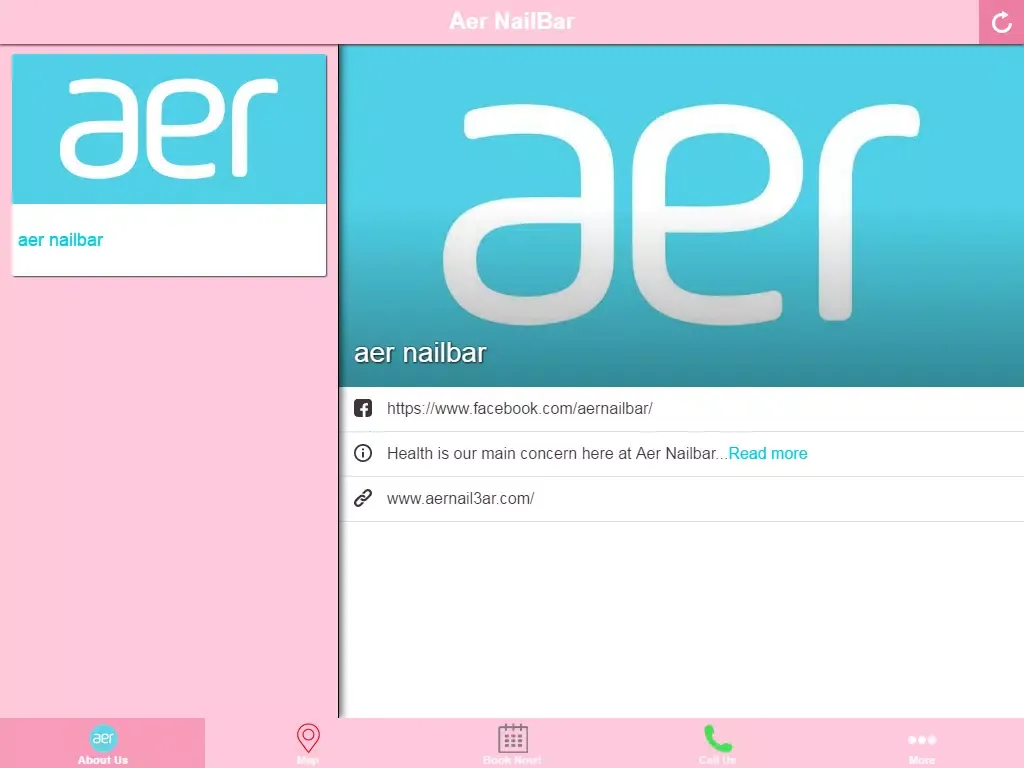 Aer Nailbar iPad  Screenshots