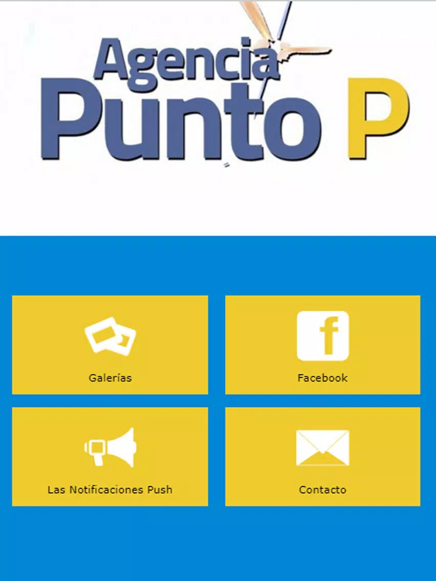 Tangkapan layar Agencia Punto P iPad 