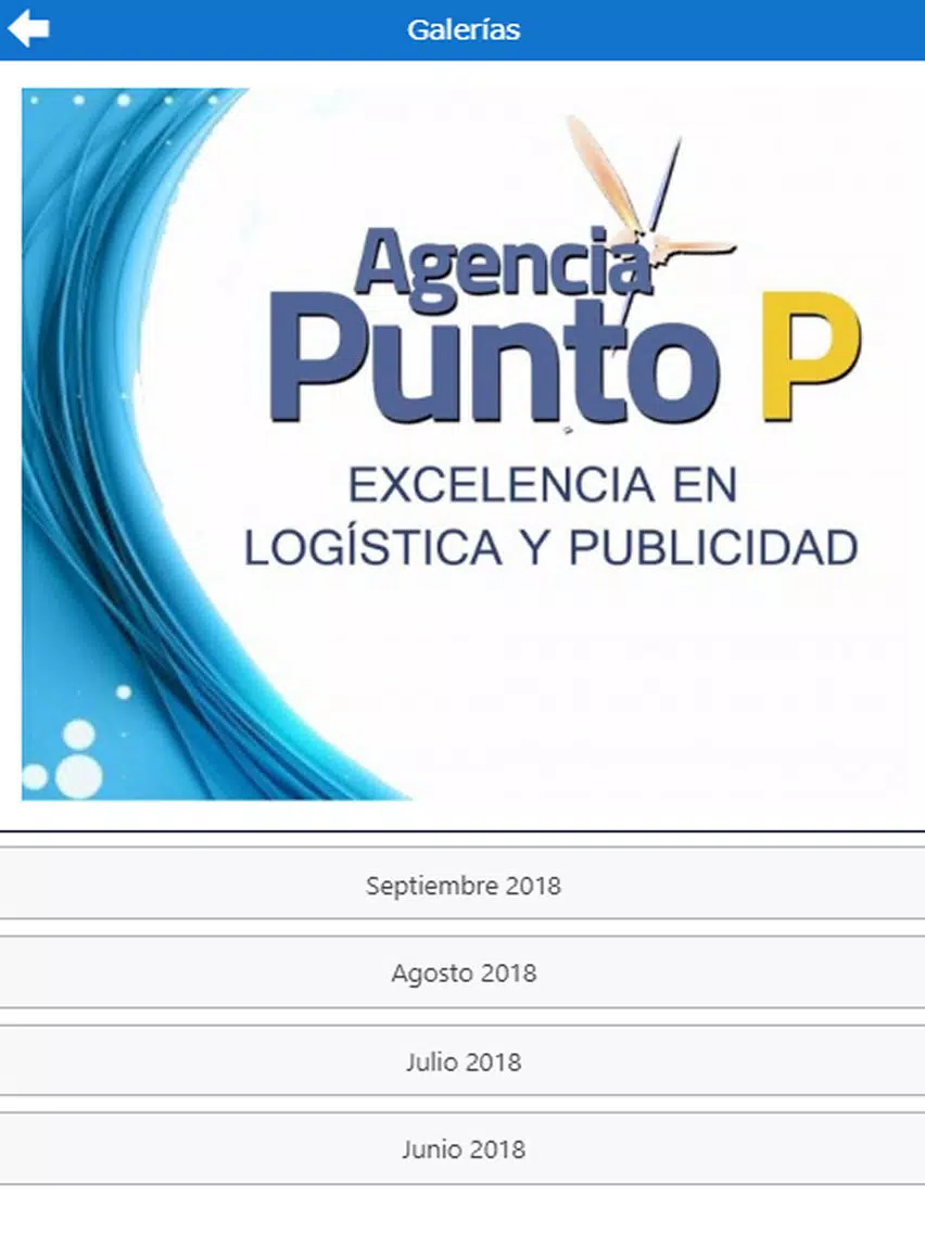 Tangkapan layar Agencia Punto P iPad 