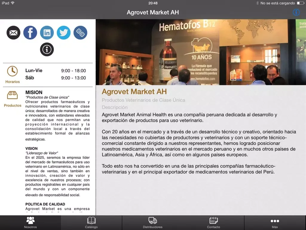 Capturas de tela do Agrovet Market Animal Health iPad 