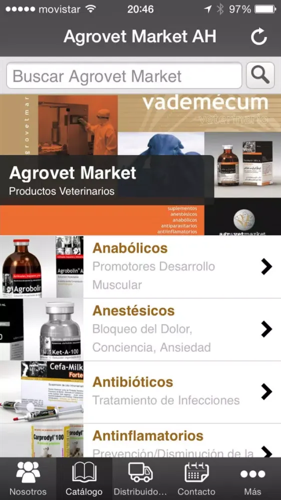 Capturas de tela do Agrovet Market Animal Health
