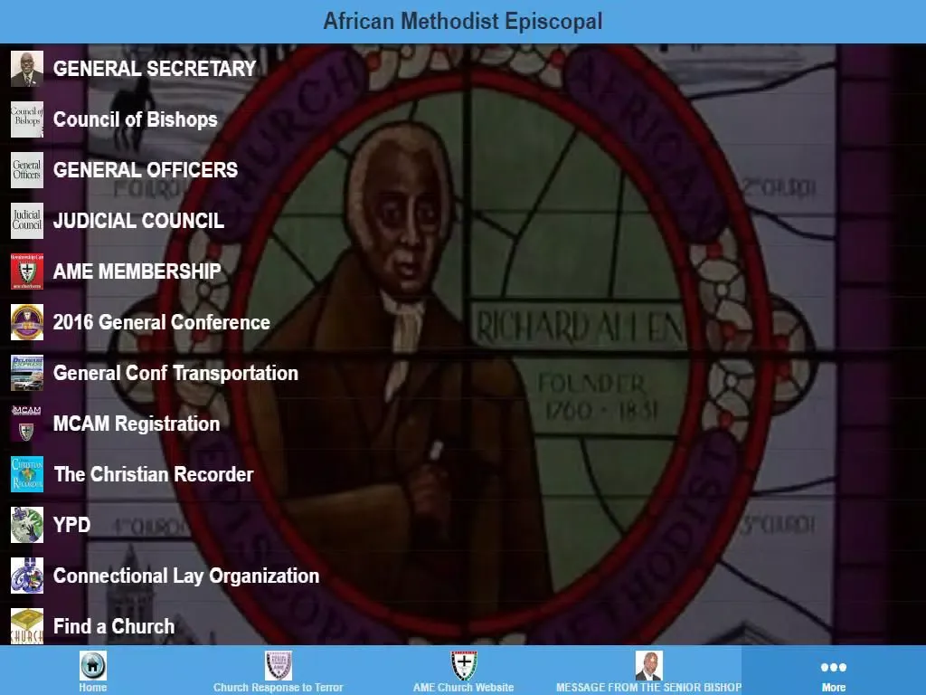Скриншоты AME Church iPad 