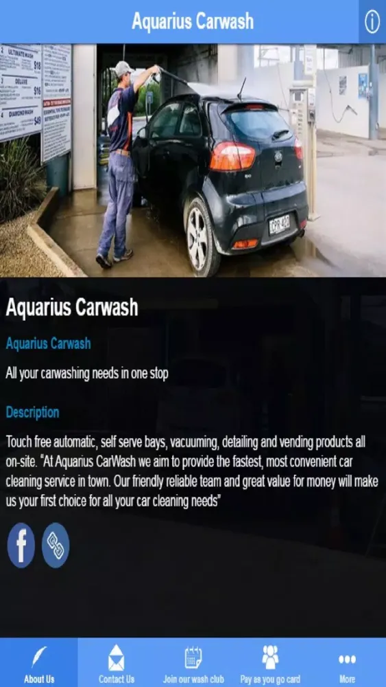 Capturas de tela do Aquarius Carwash