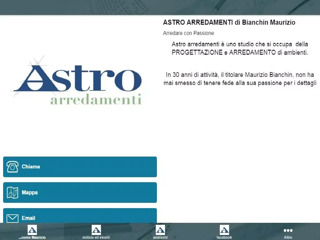 ASTRO ARREDAMENTI iPad  Screenshots