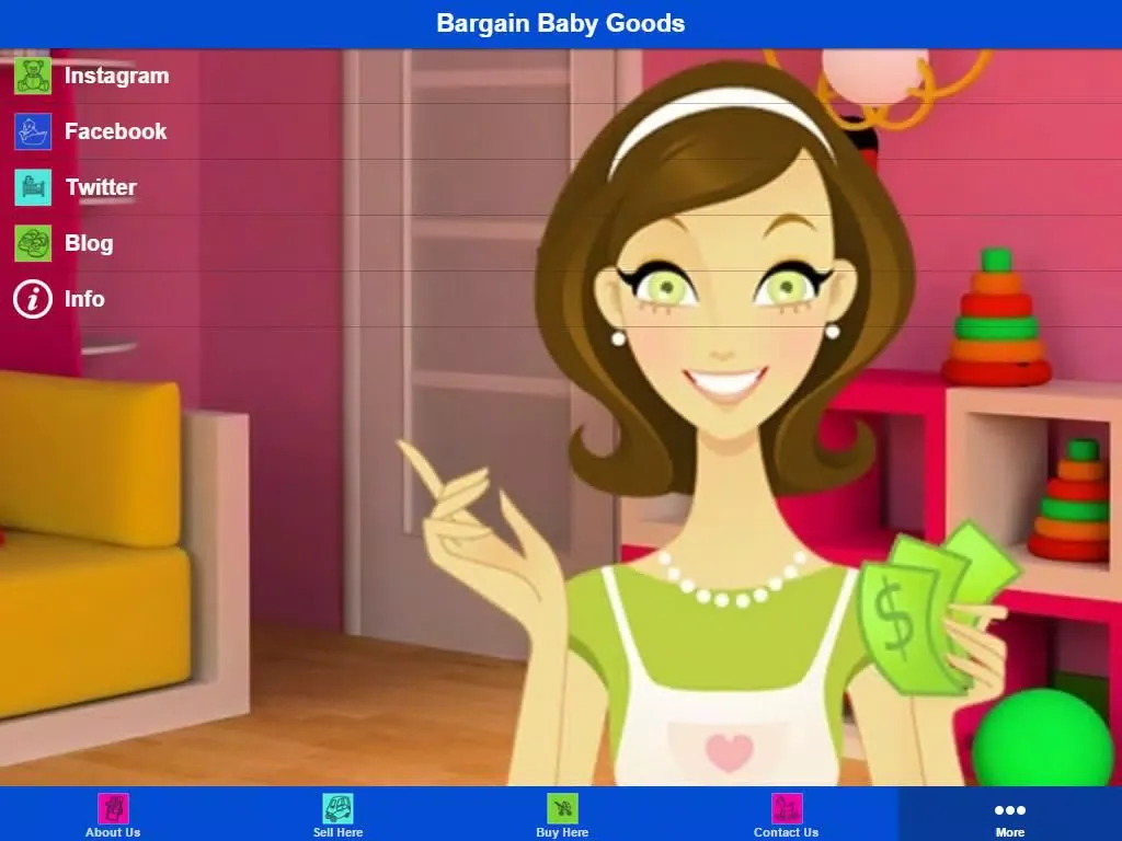 Capturas de pantalla de Bargain Baby Goods iPad 