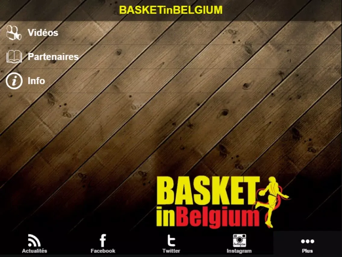 Basket in Belgium iPad 应用截图