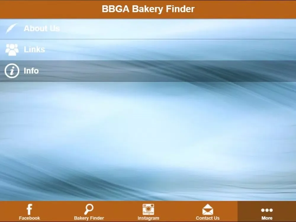 Ảnh chụp màn hình của BBGA Bakery Finder iPad 