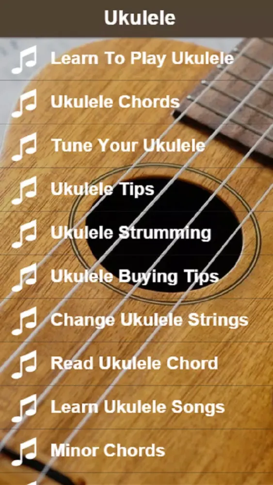 How To Play Ukulele - Learn To Play Ukulele Songs, Chords, Tuning Information and Other Ukulele Tips Screenshots