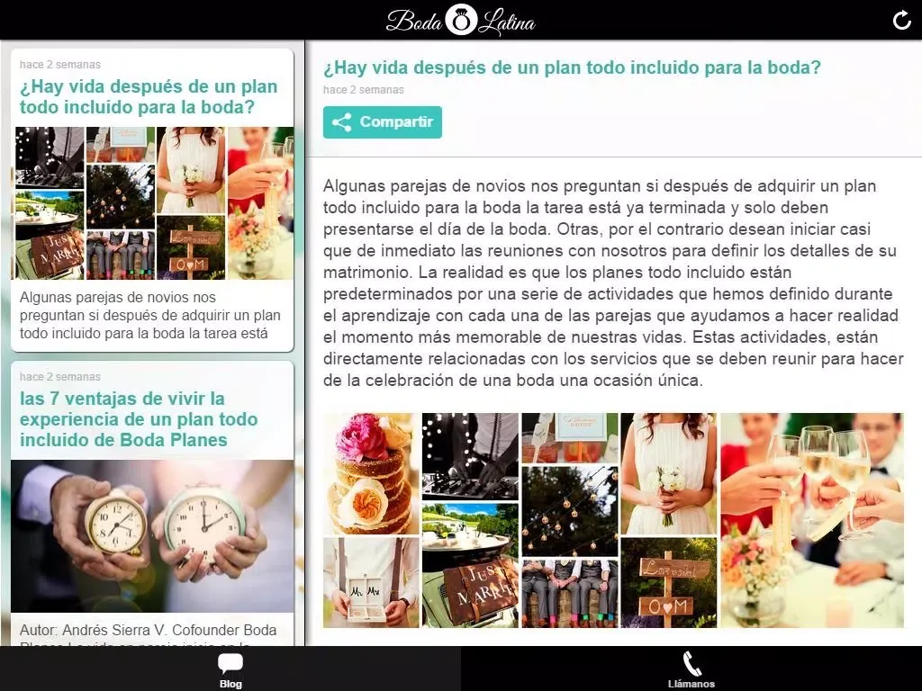 Screenshot di Boda Latina iPad 