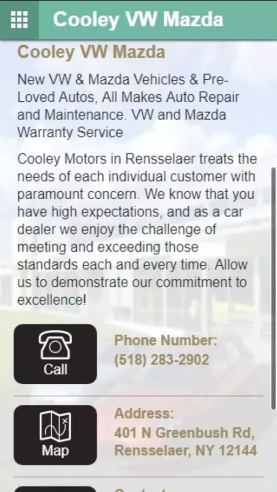 Cooley VW Mazda स्क्रीनशॉट