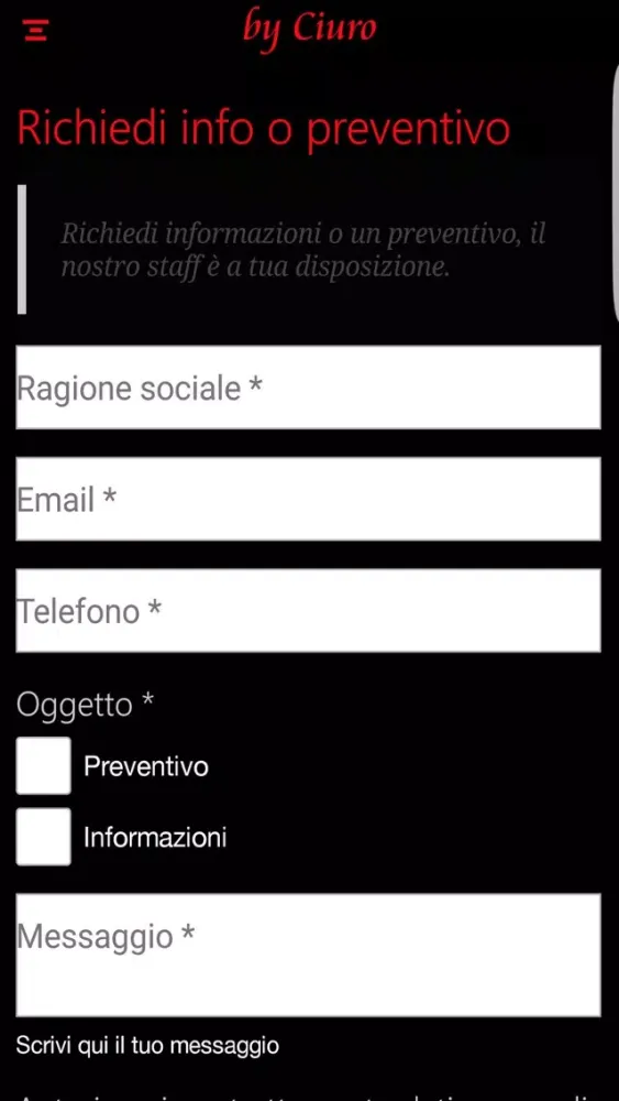 Capturas de pantalla de By Ciuro Italia