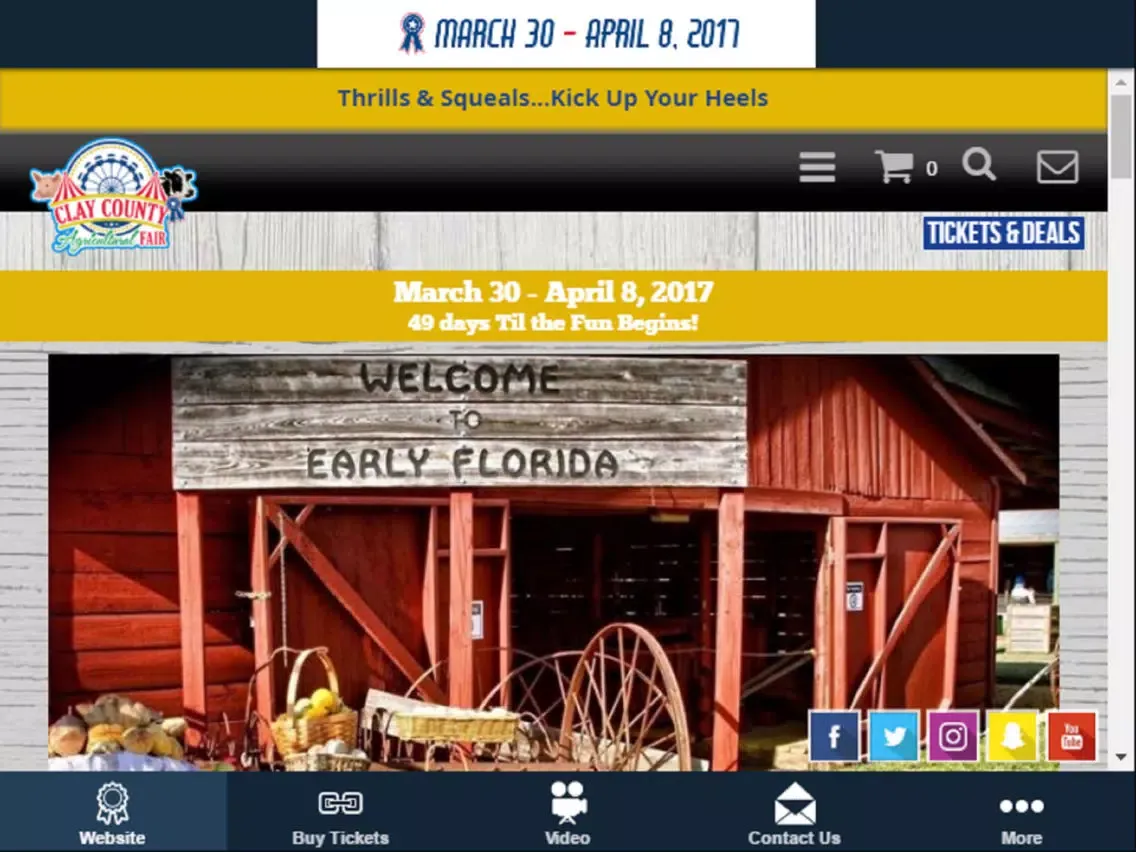 Screenshot di Clay County Fair iPad 