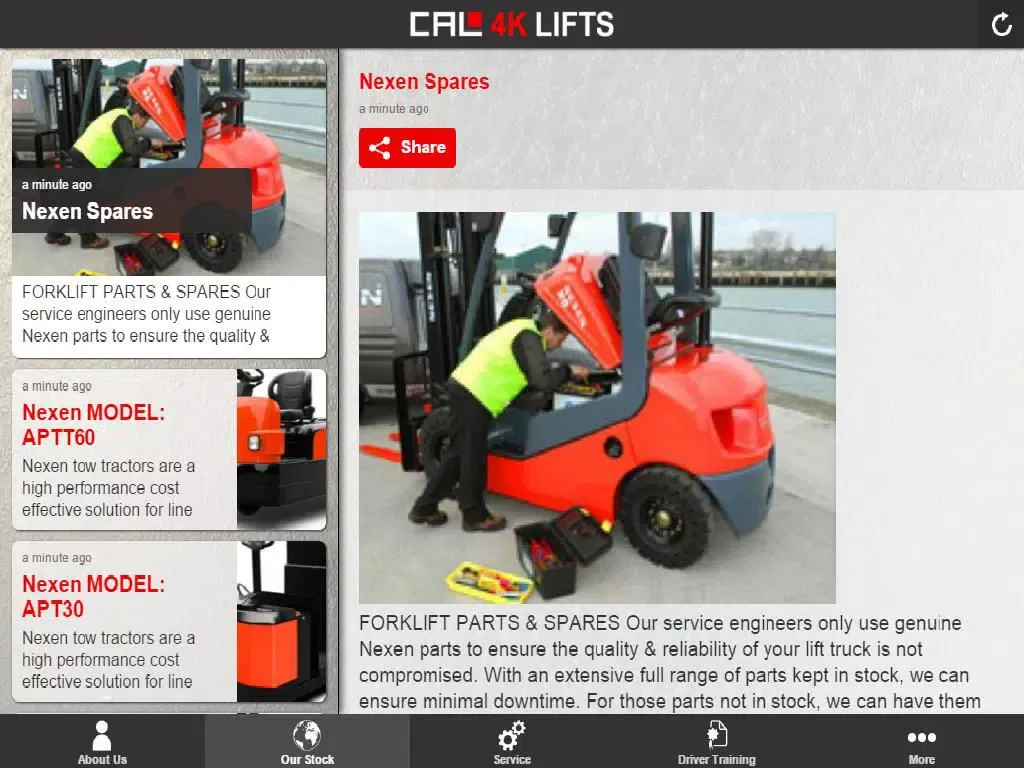 Captures d'écran de CAL 4KLifts iPad 