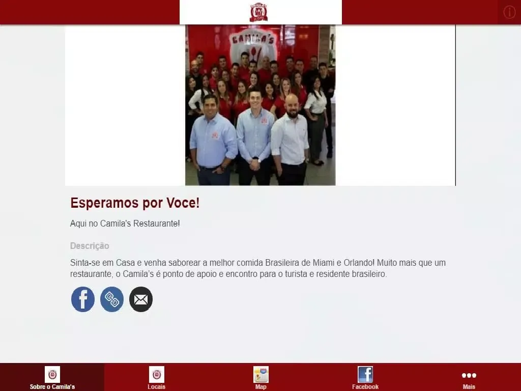 Screenshot di CAMILAS RESTAURANTE iPad 