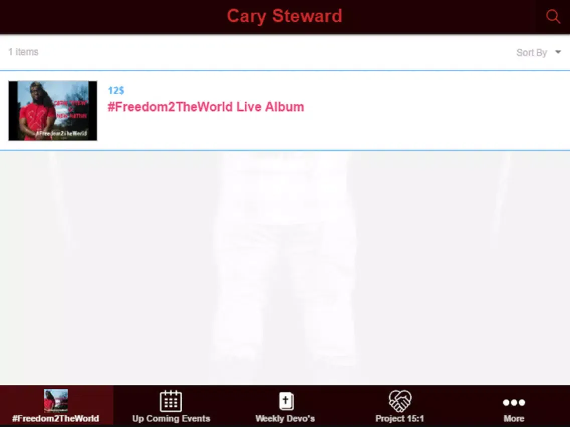 Capturas de pantalla de Cary Steward iPad 