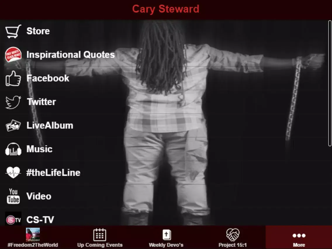 Capturas de pantalla de Cary Steward iPad 