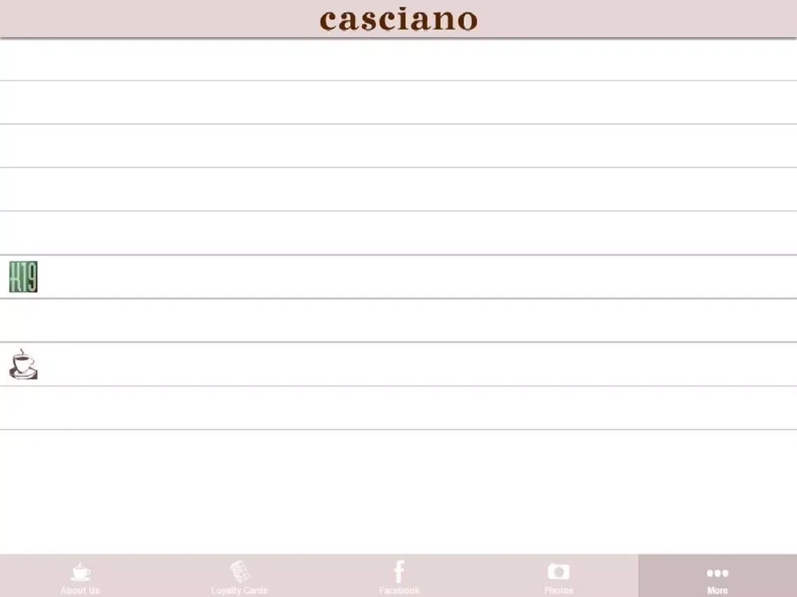 Ảnh chụp màn hình của Casciano iPad 
