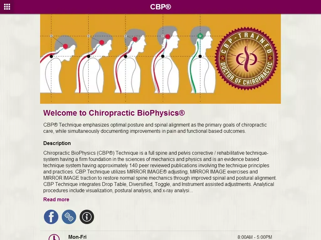 Chiropractic BioPhysics iPad  スクリーンショット