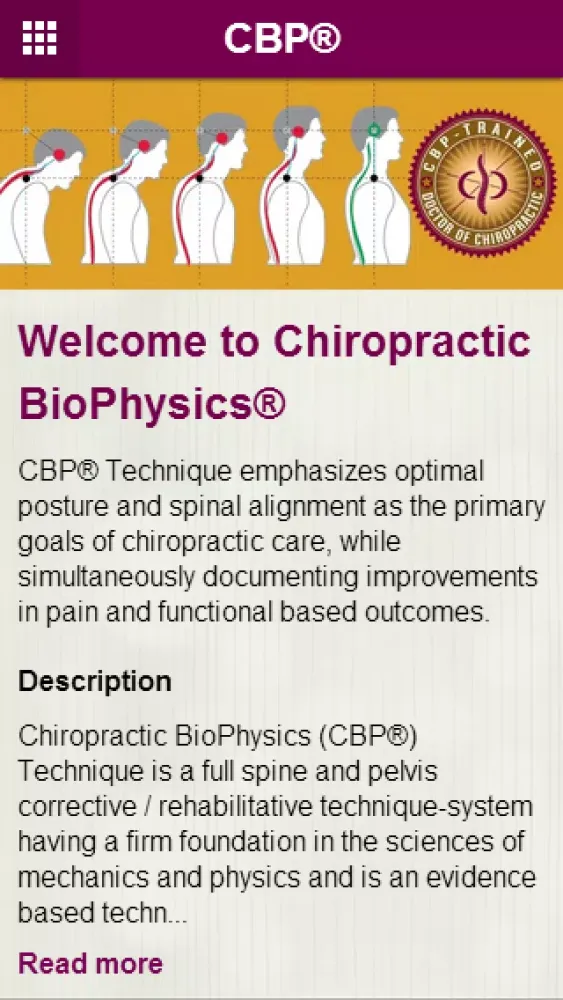 Chiropractic BioPhysics スクリーンショット