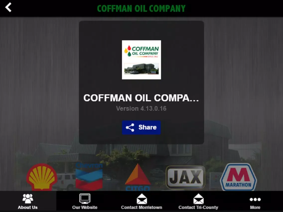 COFFMAN OIL COMPANY iPad 应用截图