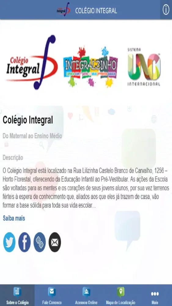 Screenshot di Colégio Integral