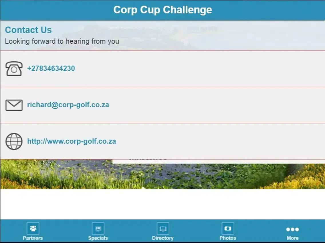تصاویر Corporate Cup Golf Challenge iPad 