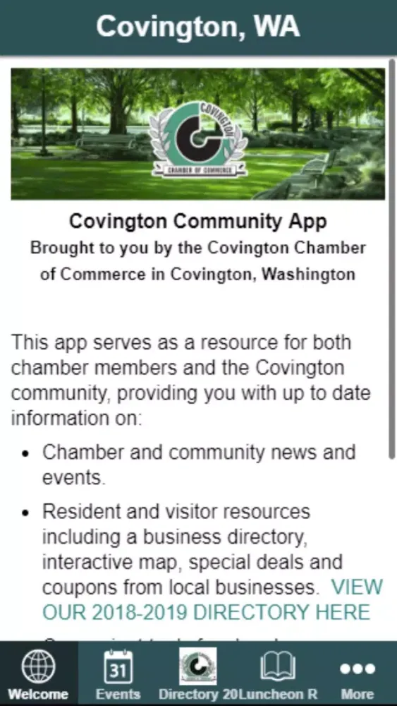 Covington Community App سکرین شاٹس