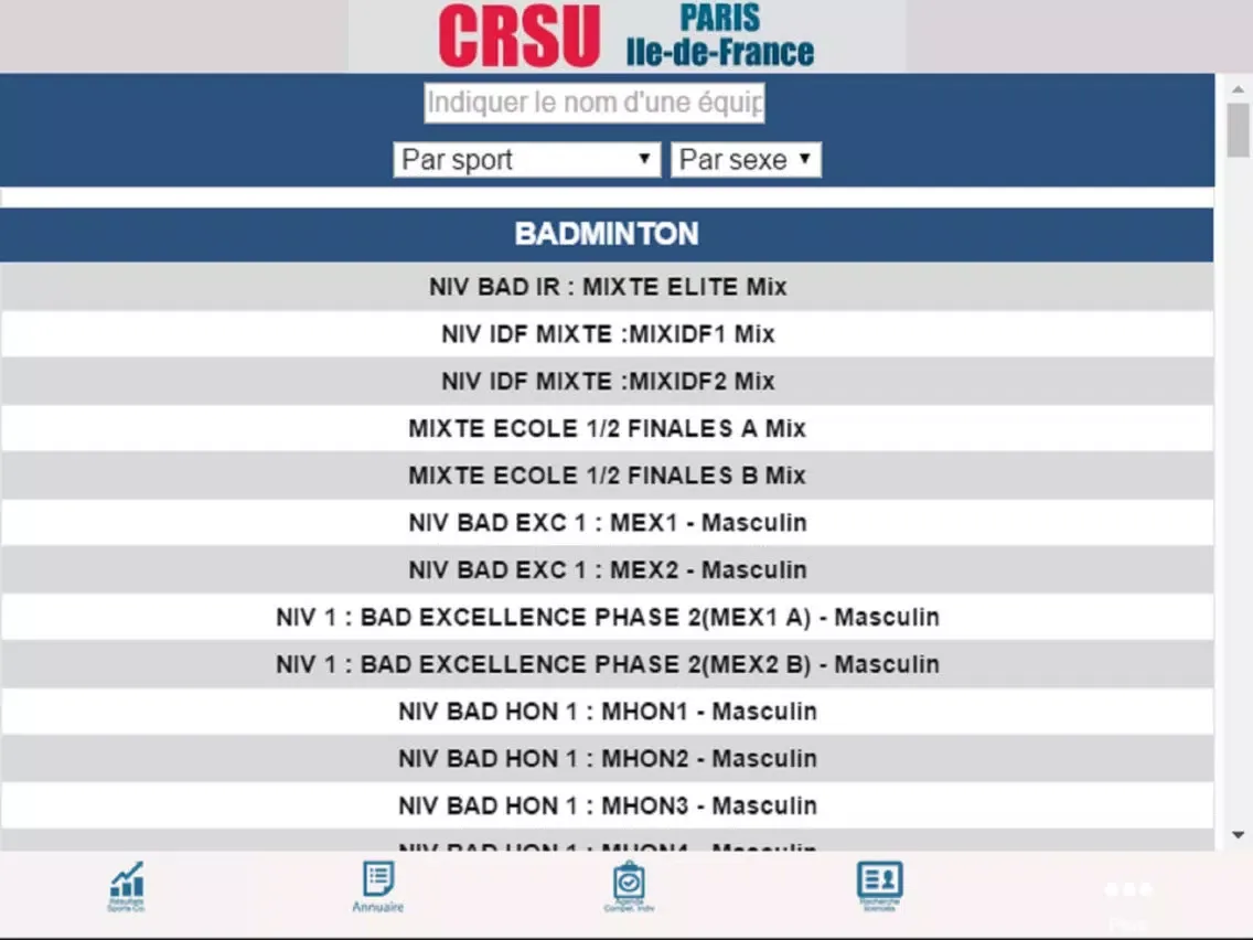 Скриншоты CRSU Paris Ile de France iPad 