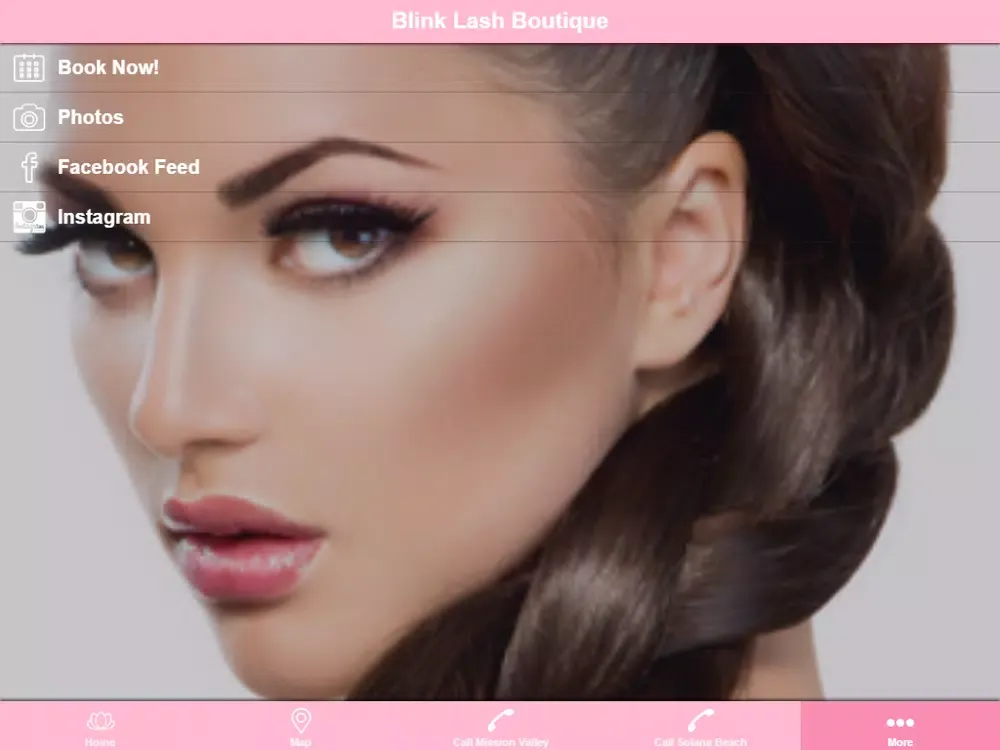 Blink Lash Boutique iPad  स्क्रीनशॉट