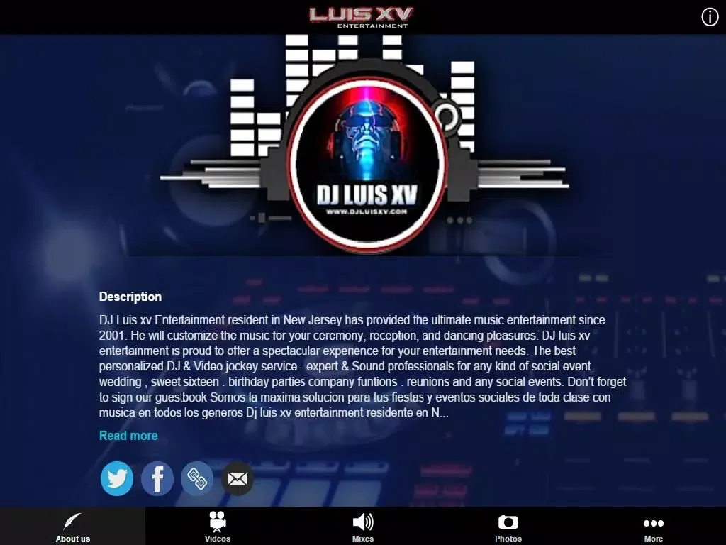 DJ LUIS XV iPad  スクリーンショット