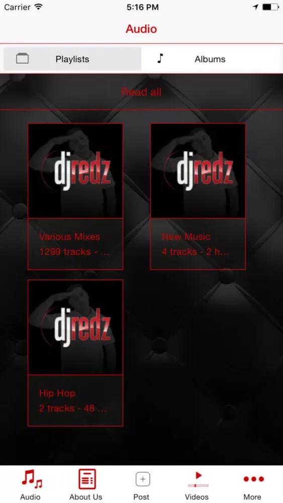 Ảnh chụp màn hình của Dj redz