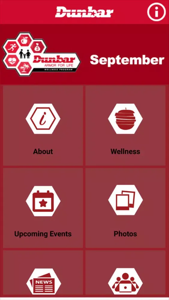 Capturas de tela do Dunbar Wellness