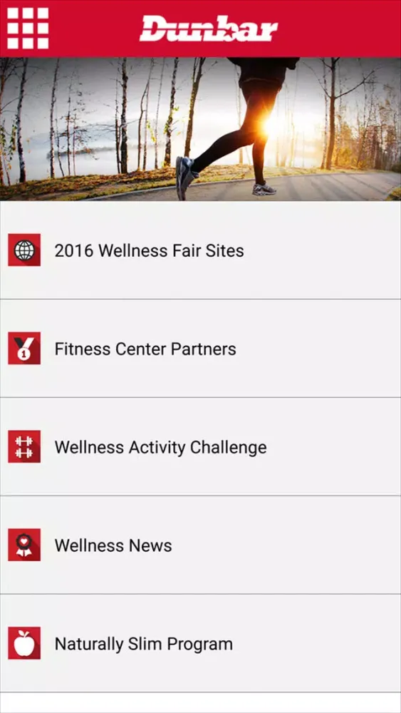 Capturas de tela do Dunbar Wellness