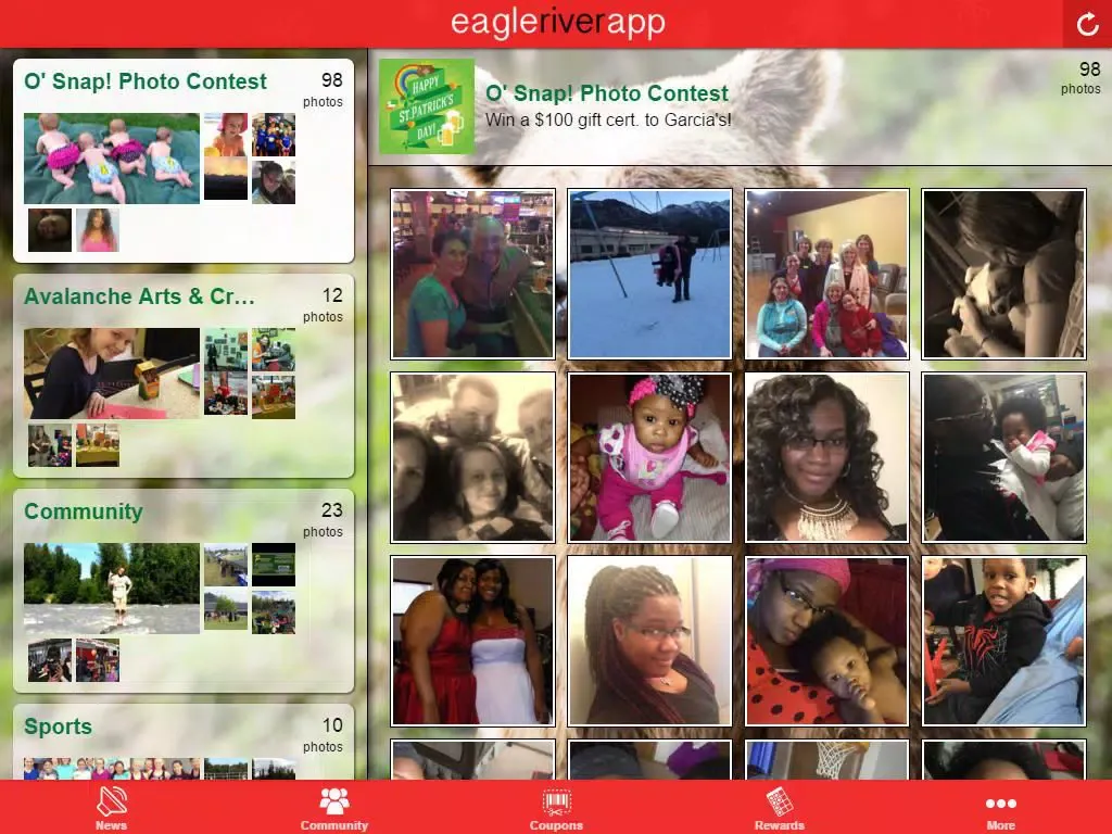 Eagle River App iPad  スクリーンショット
