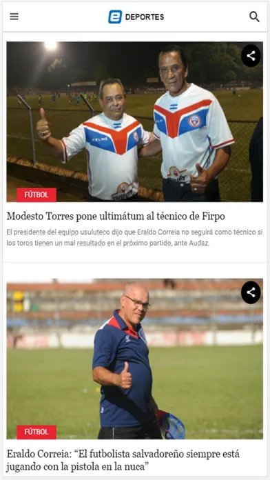 Capturas de pantalla de elsalvador.com