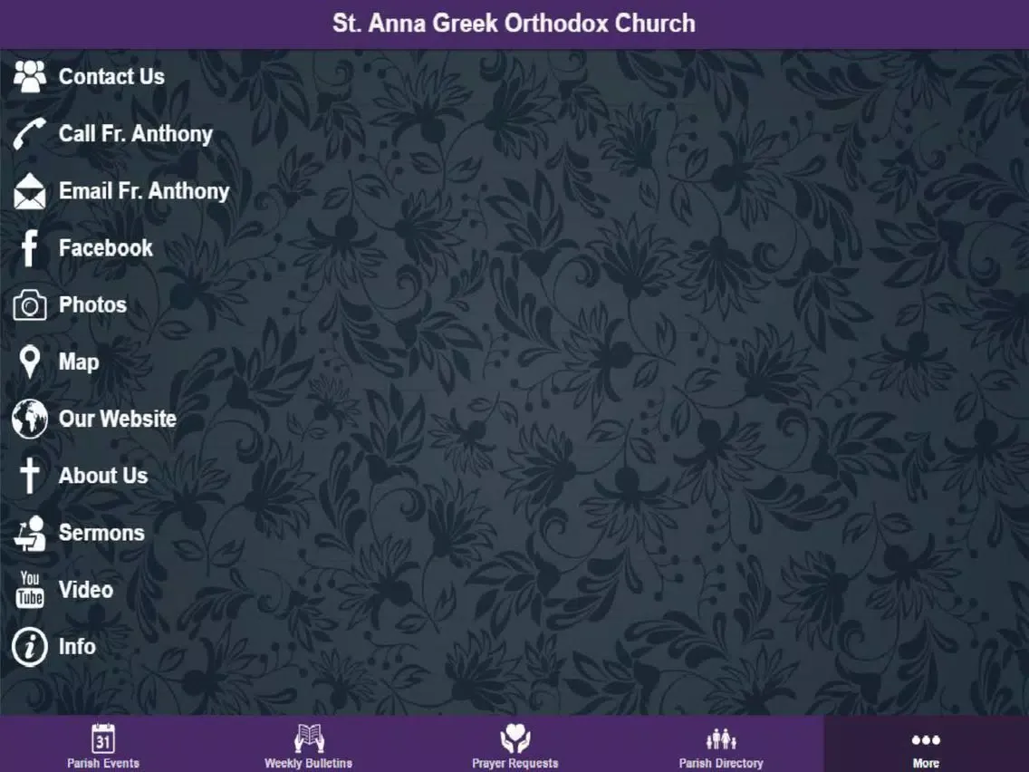 St. Anna Greek Orthodox Church iPad  Screenshots