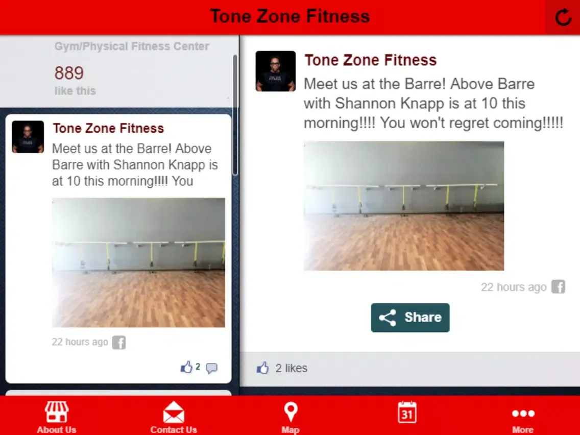 Скриншоты Tone Zone Fitness iPad 