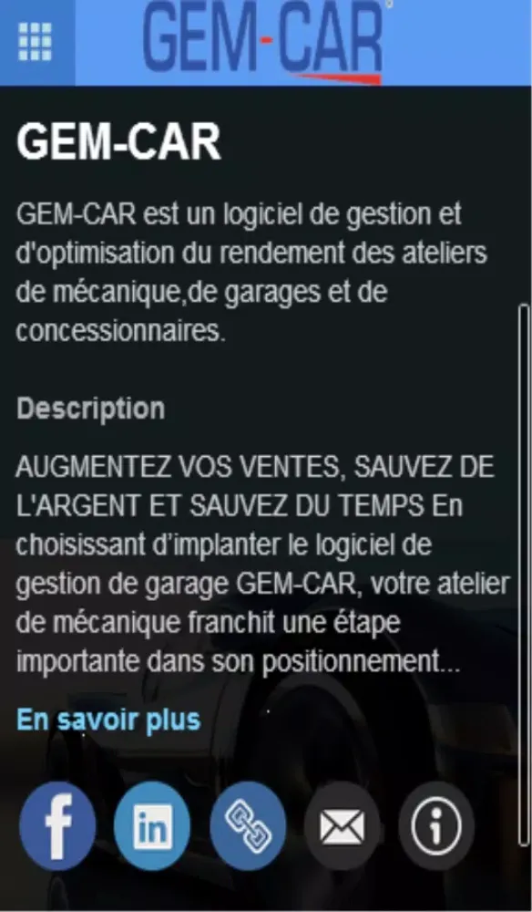 Screenshot di GEM-CAR MOBILE