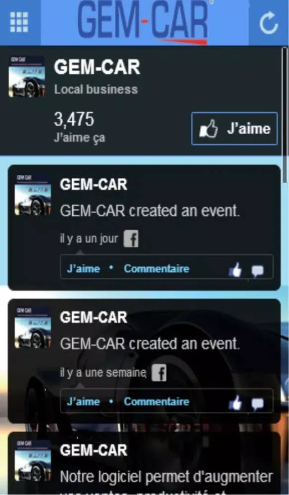Screenshot di GEM-CAR MOBILE